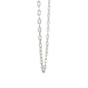 Elegant White Gold Cable Link Chain Timeless Elegance for Everyday Wear
