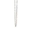 Elegant White Gold Cable Link Chain Timeless Elegance for Everyday Wear
