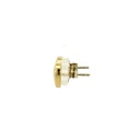 Gold Plated Heart Shaped Earrings