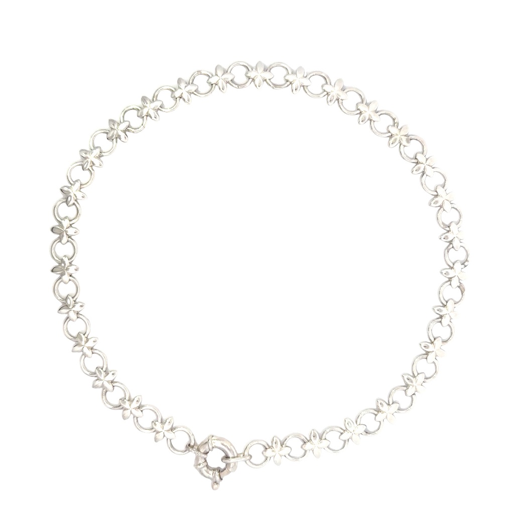 Hugs and Kisses Sterling Silver Necklace