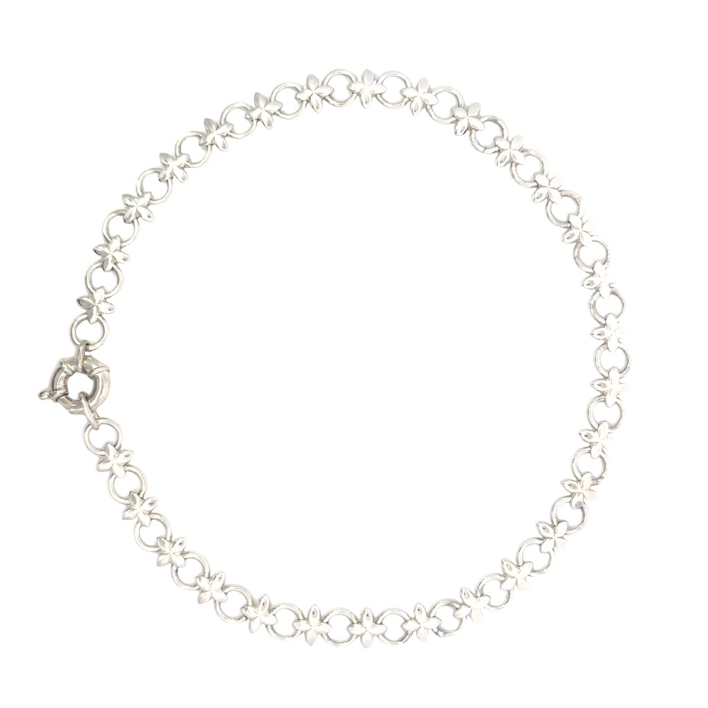 Hugs and Kisses Sterling Silver Necklace