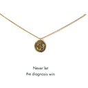 Petals "Never let the diagnosis win" necklace