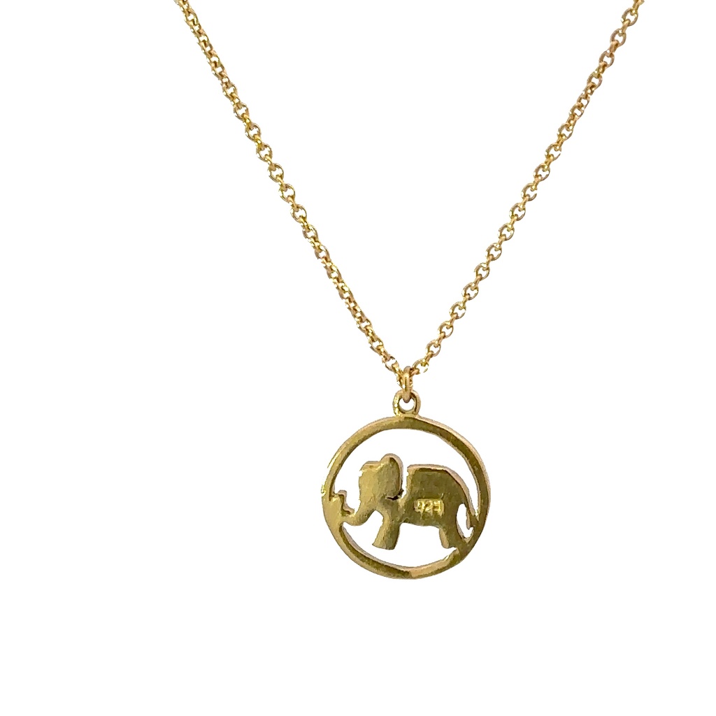 Petals 'If Life is a Journey' Gold Plated Necklace