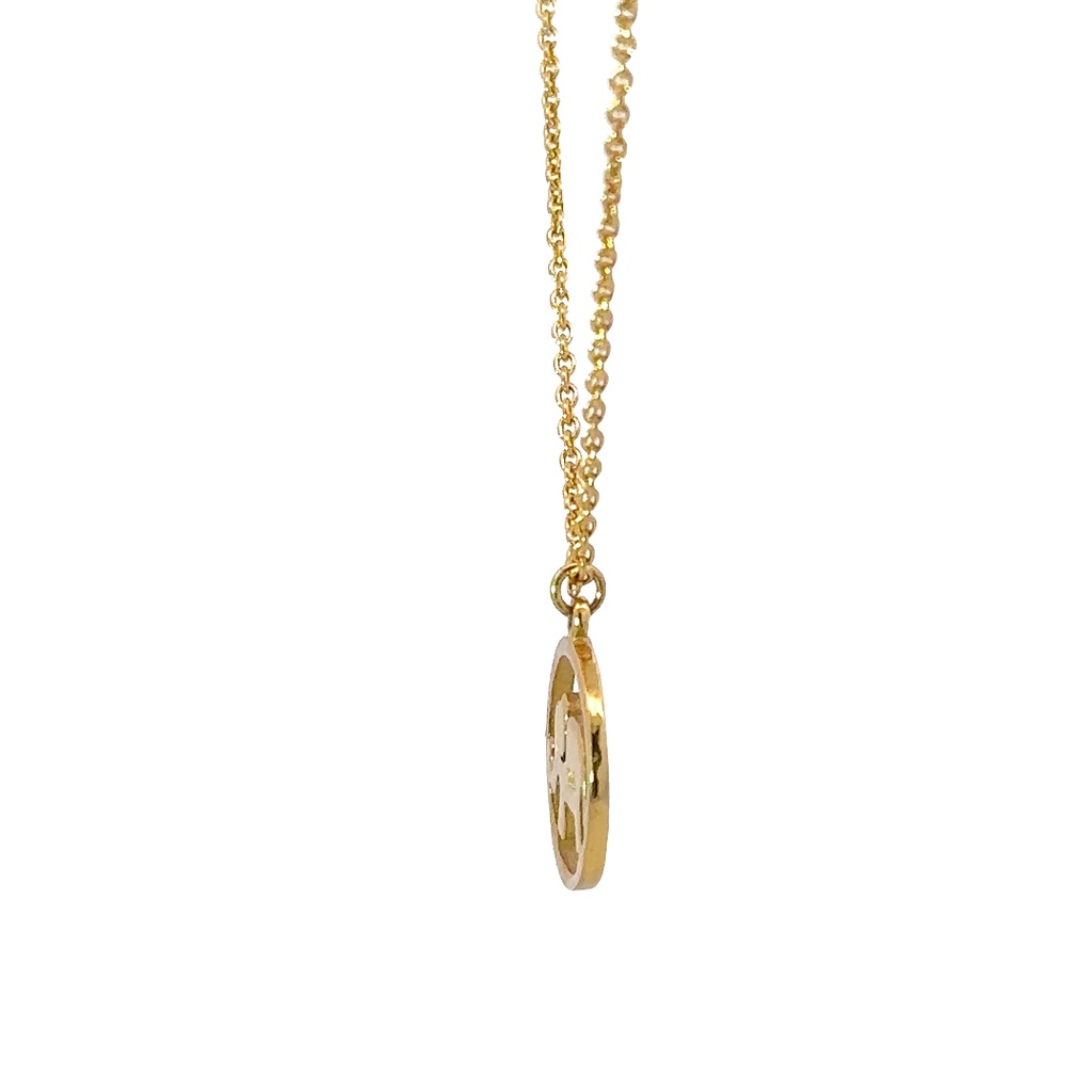 Petals 'If Life is a Journey' Gold Plated Necklace