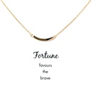 Petals "Fortune" Silver Necklace