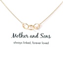 Petals "Fortune" Silver Necklace