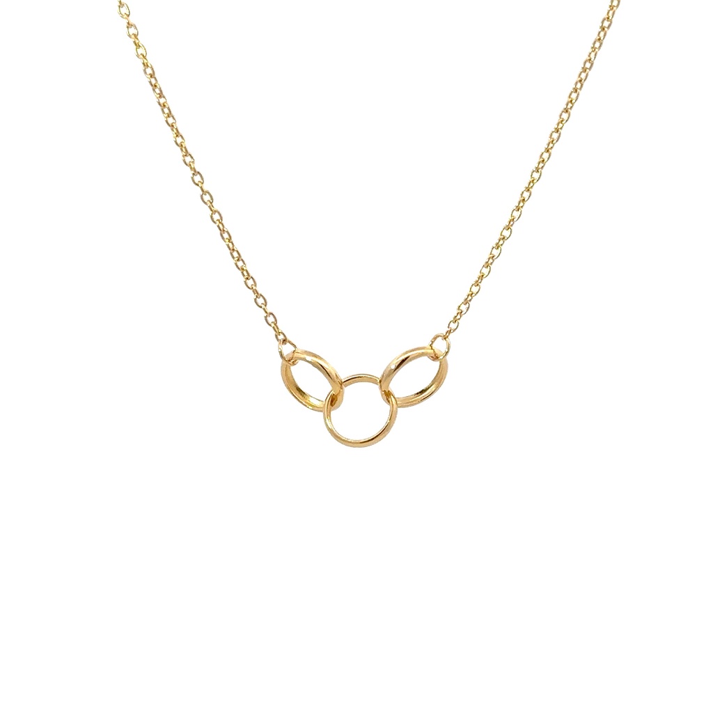 Petals "Fortune" Silver Necklace