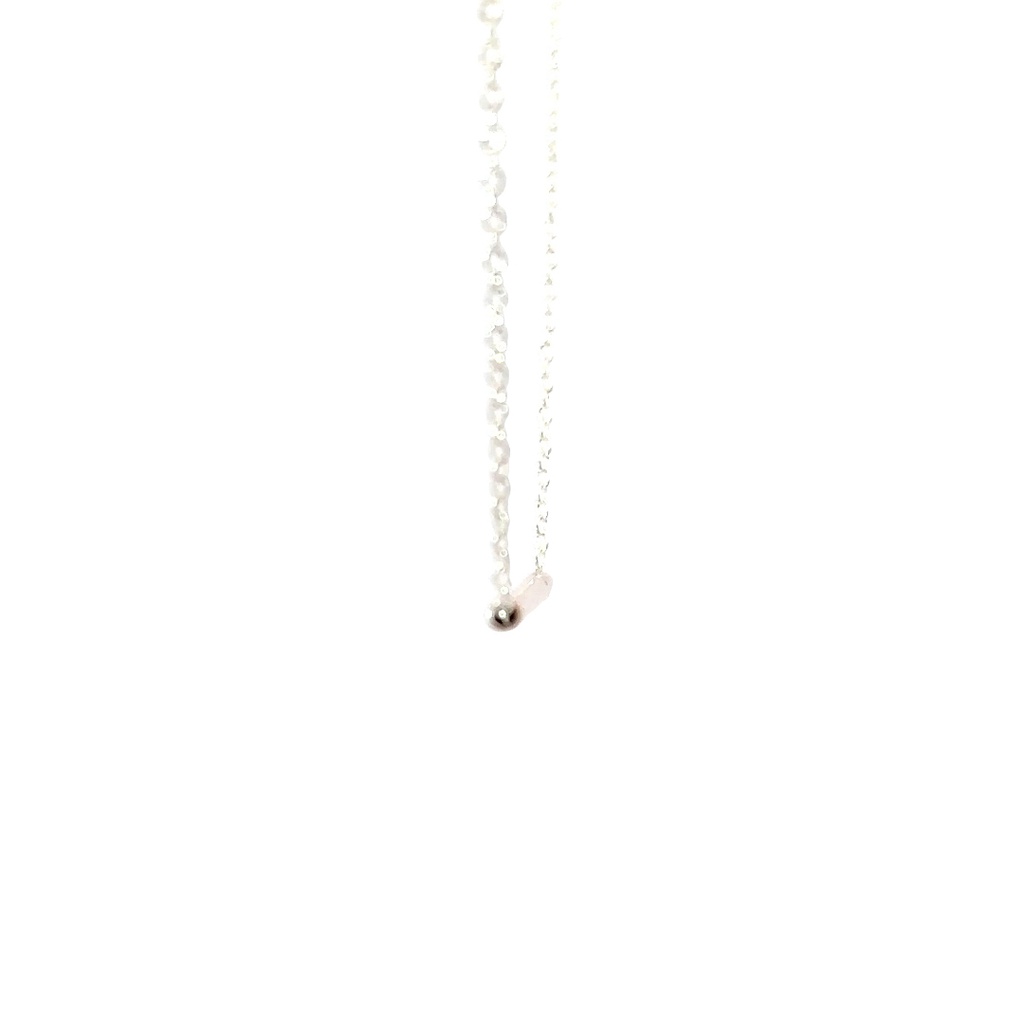 Petals "Courage" Silver Rose Gold Plated Necklace