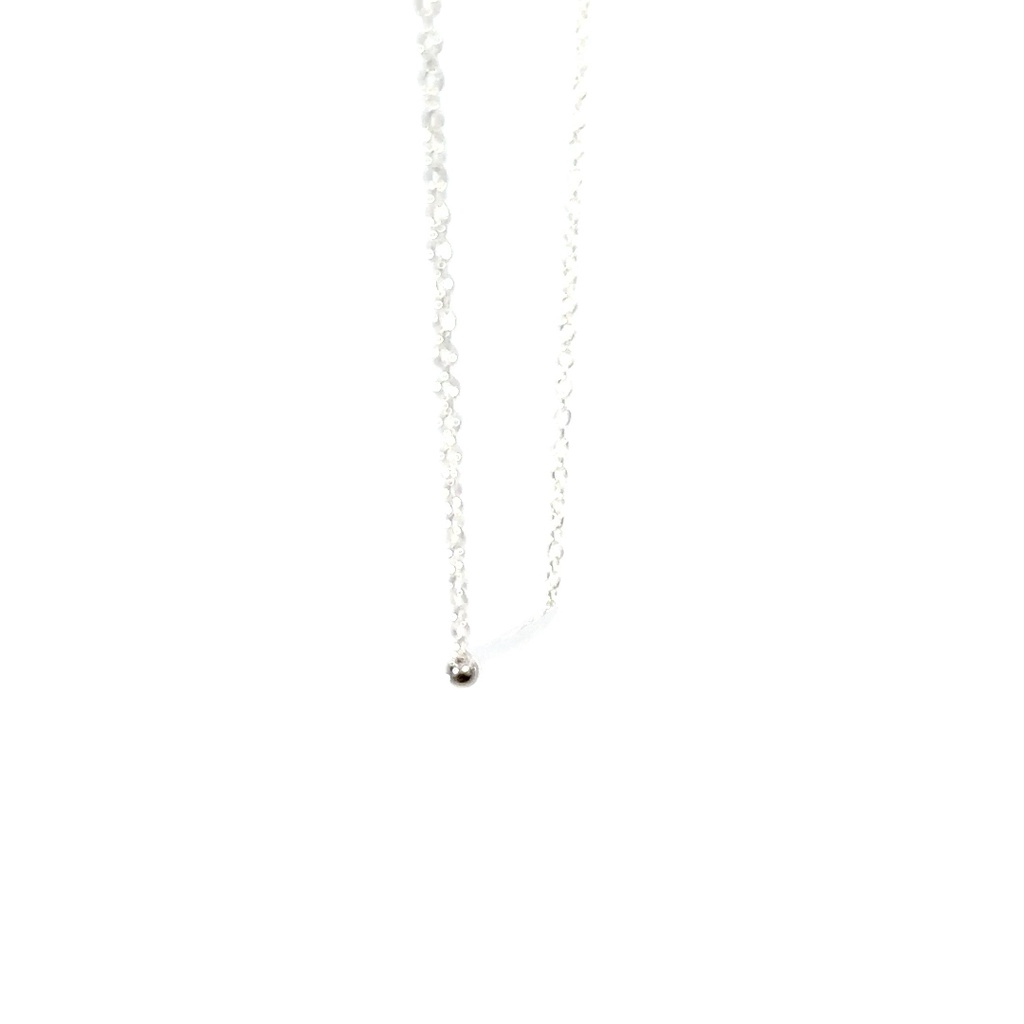 Petals "Courage" Silver Necklace