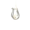 Sterling Silver Small Pearl in U-shape Setting