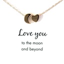 Petals "Sometimes" Silver Bee Necklace
