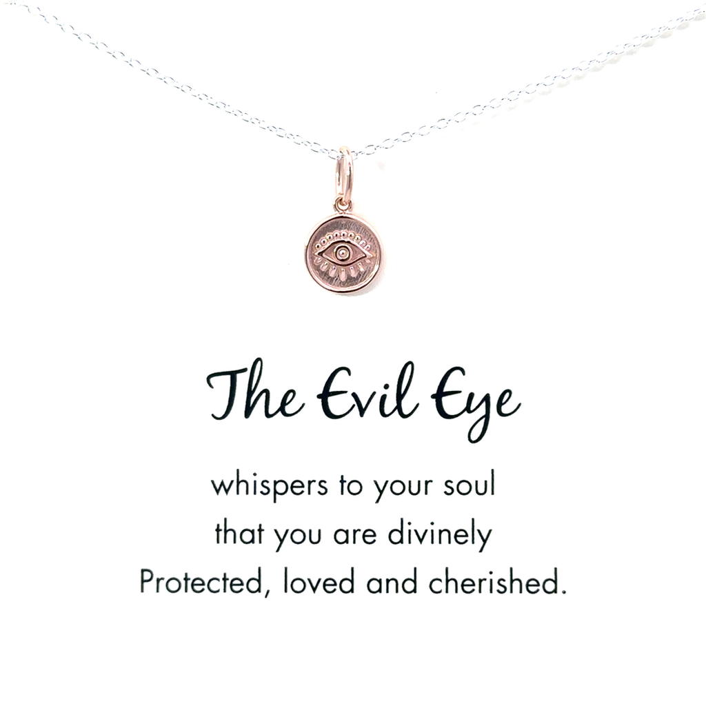 Petals "The Evil Eye" Silver Necklace