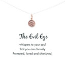 Petals "The Evil Eye" Silver Necklace