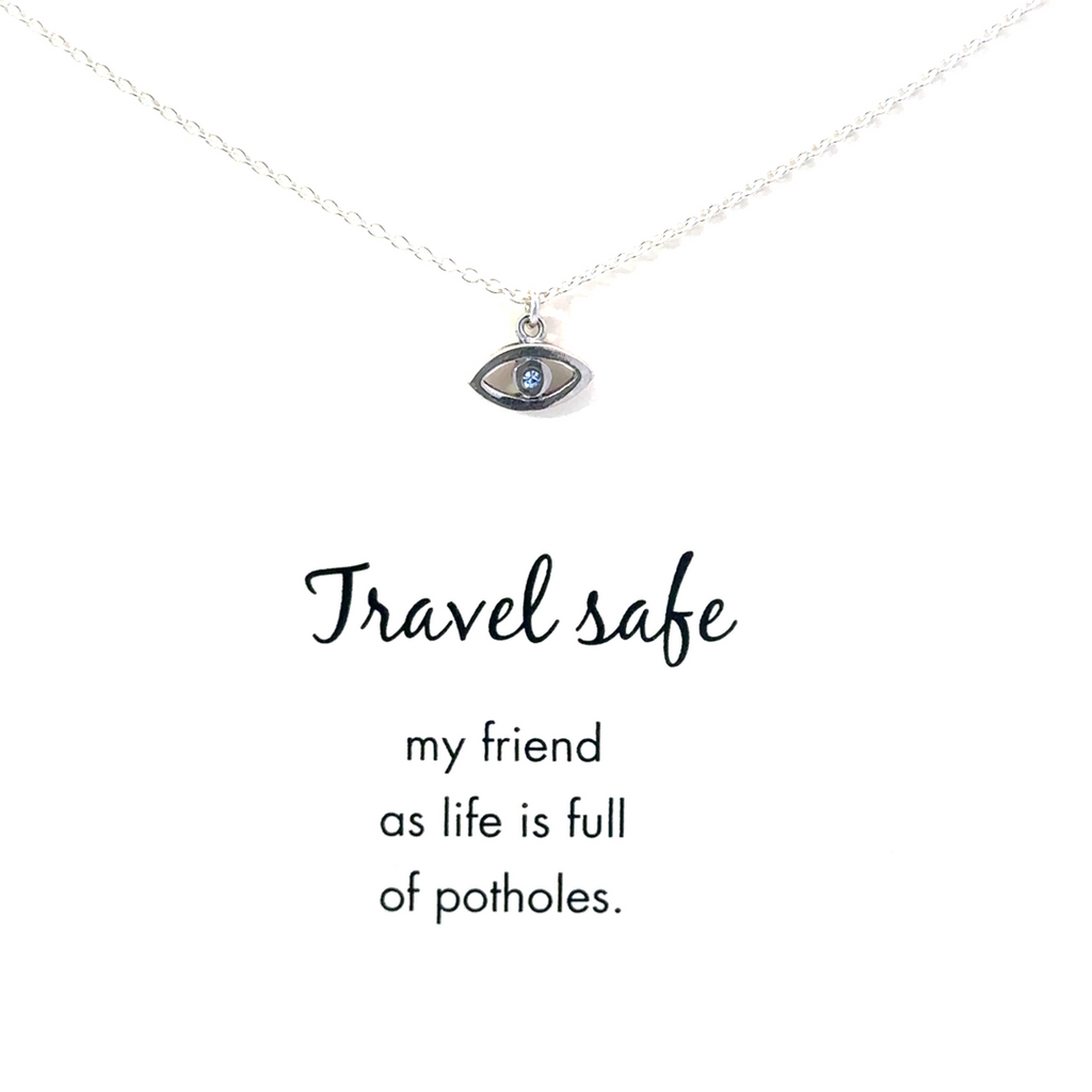 Petals "Travel Safe" Silver Necklace