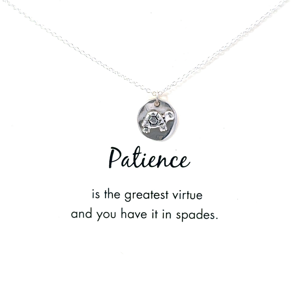 Petals "Patience" Silver Necklace