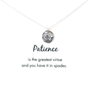Petals "Patience" Silver Necklace