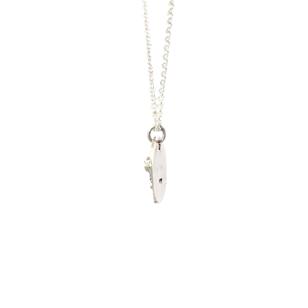Petals "Patience" Silver Necklace