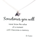 Petals "Sometimes You Will" Silver Necklace