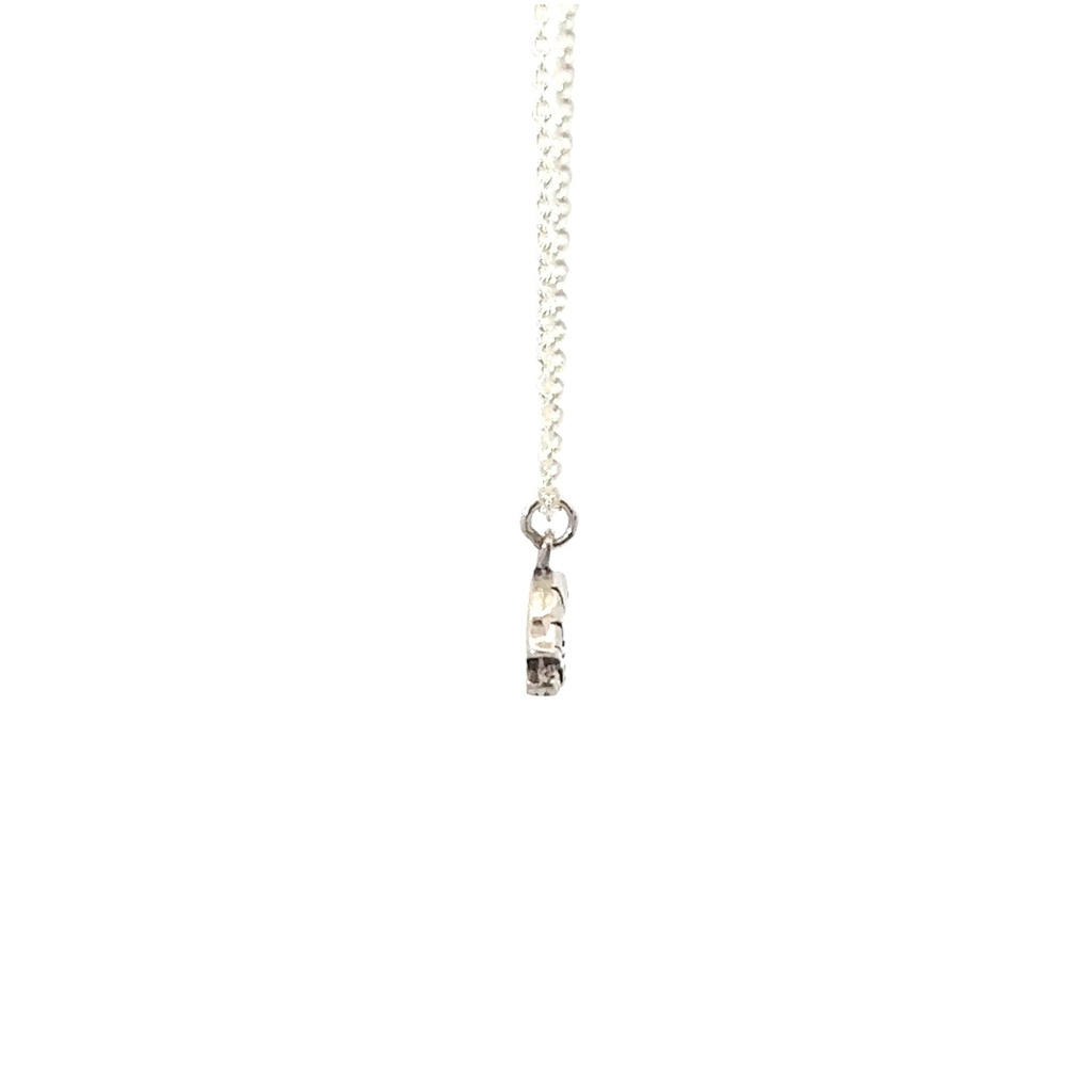 Petals "Sometimes You Will" Silver Necklace