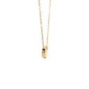 Petals "Love You" Silver Moon & Heart Necklace