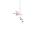 Half Moon Stud In Sterling Silver