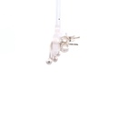 Half Moon Stud In Sterling Silver