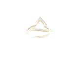 Triangle Design Ring in Sterling Silver