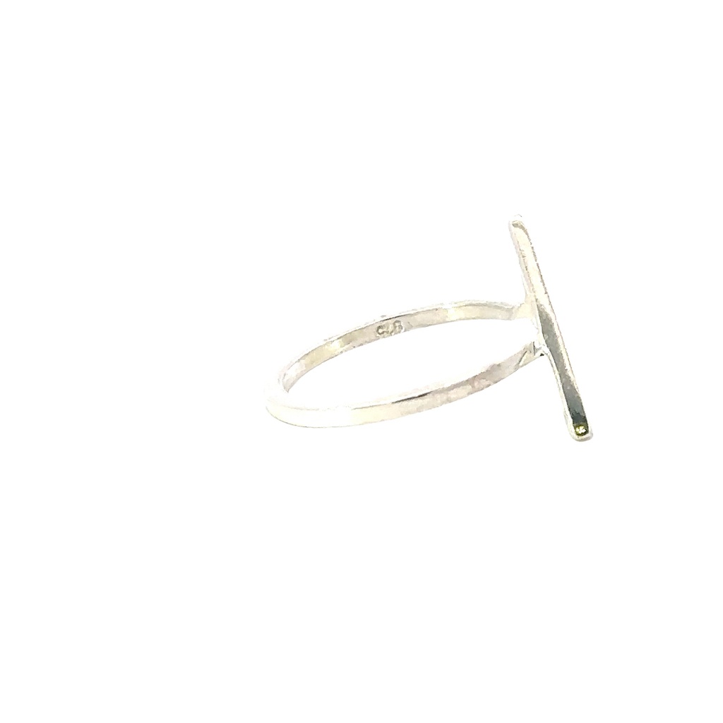 Triangle Design Ring in Sterling Silver