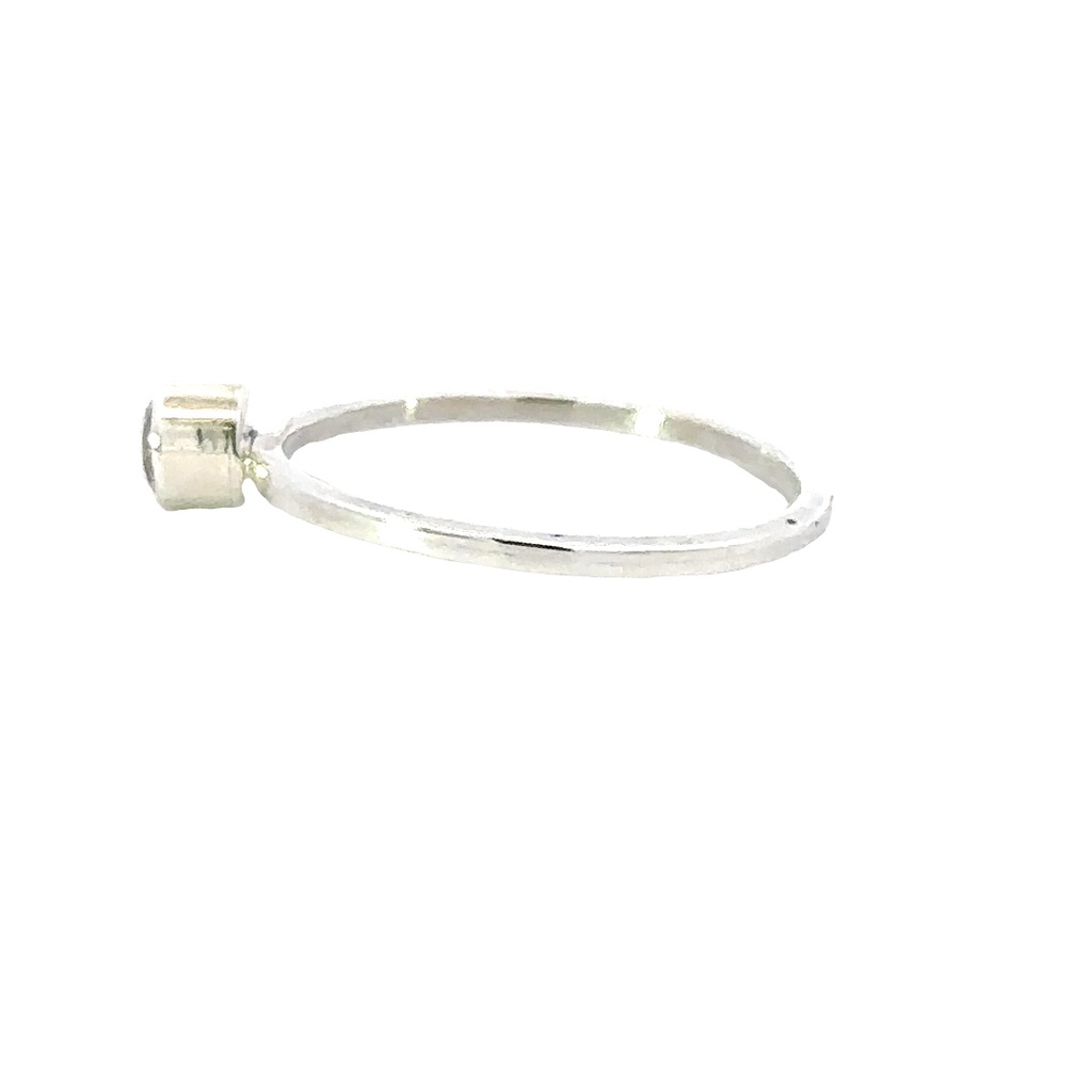 Pink Cubic Set in Sterling Silver