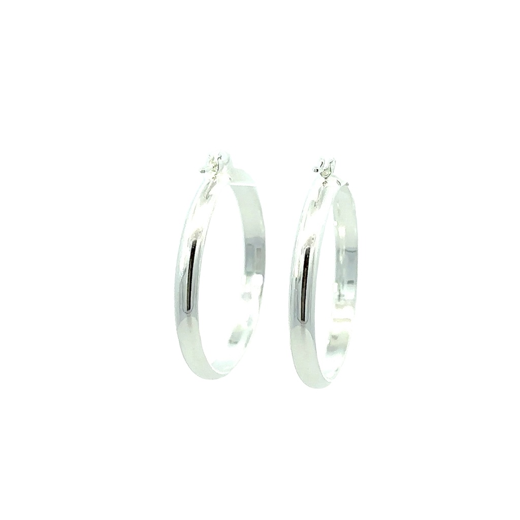 Sterling Silver Hoops 3.3cm