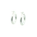 Sterling Silver Hoop Earrings 2.9cm