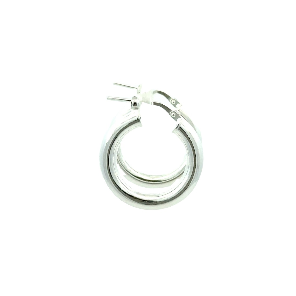 Sterling Silver Hoop Earrings 2.9cm