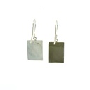 Papua New Guinea Flag Earrings In Sterling Silver