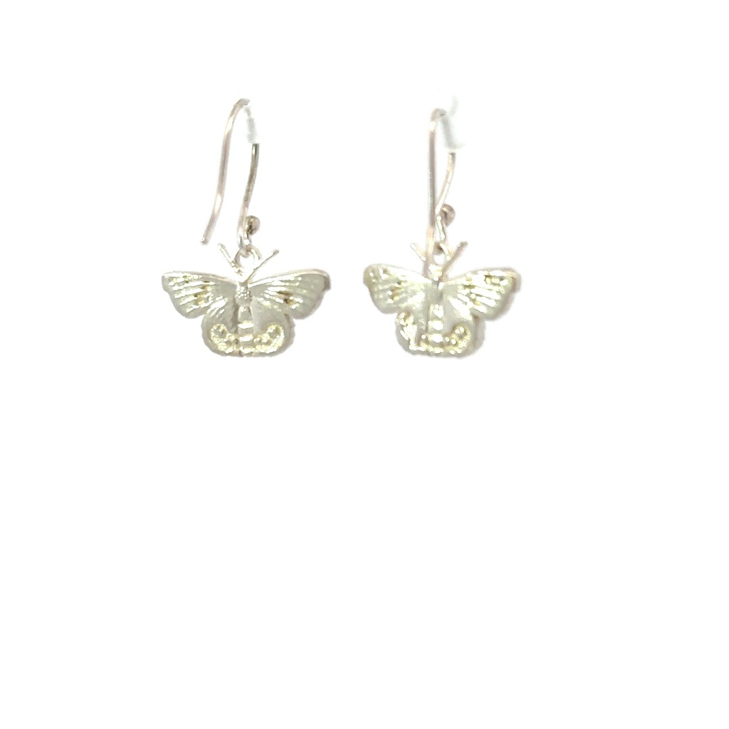 Pepe Butterfly Earrings in Sterling Silver