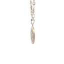 Starburst Disc Buka Pendant In Sterling Silver