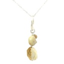Sterling Silver Necklace With Jasper Stone Tassle