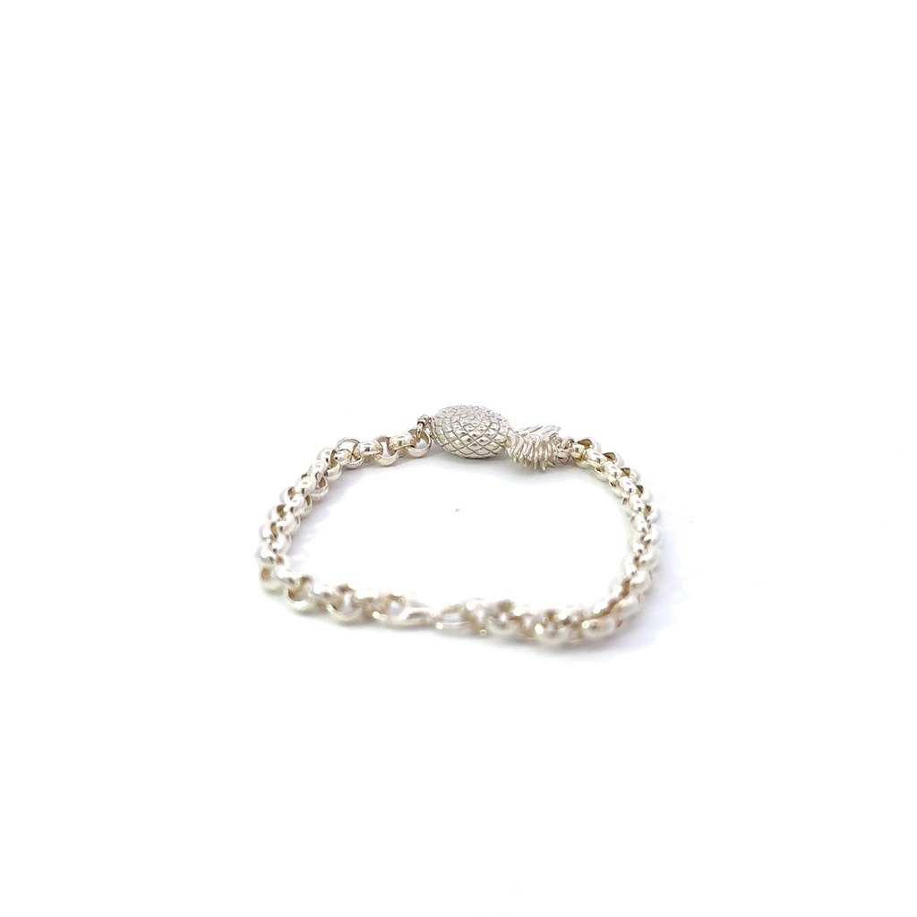 Sterling Silver Pineapple Bracelet