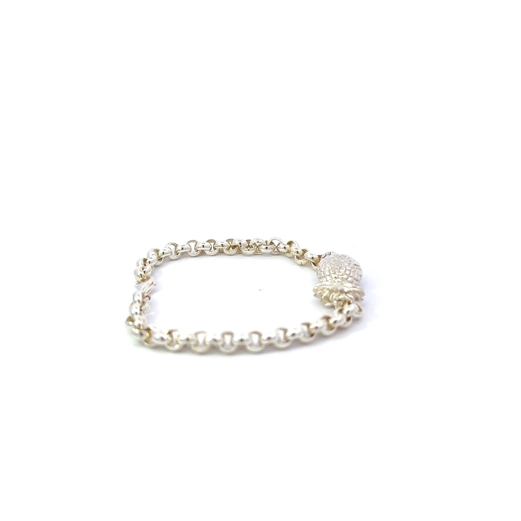 Sterling Silver Pineapple Bracelet