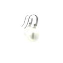 Sterling silver earrings with freshwater pearl drops