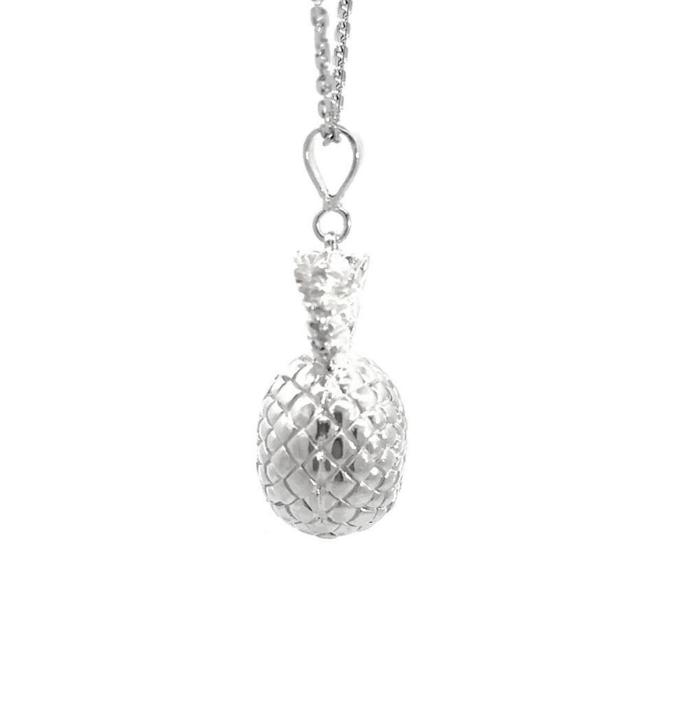 Pineapple Pendant In Sterling Silver