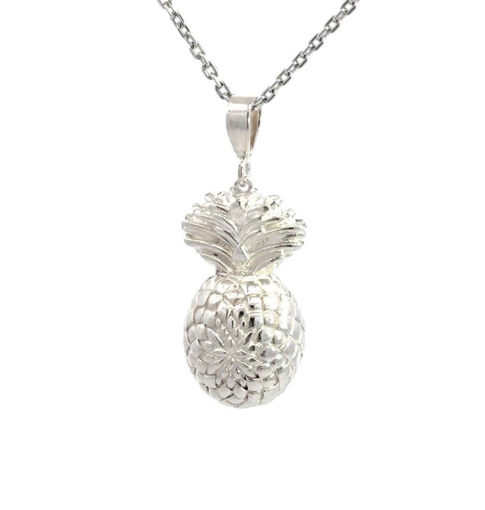 Pineapple Pendant In Sterling Silver