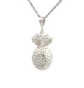 Pineapple Pendant In Sterling Silver