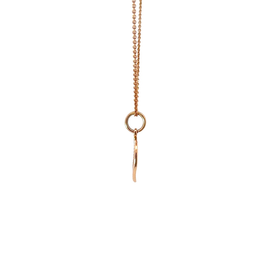 9ct Rose Gold Fan Palm Pendant