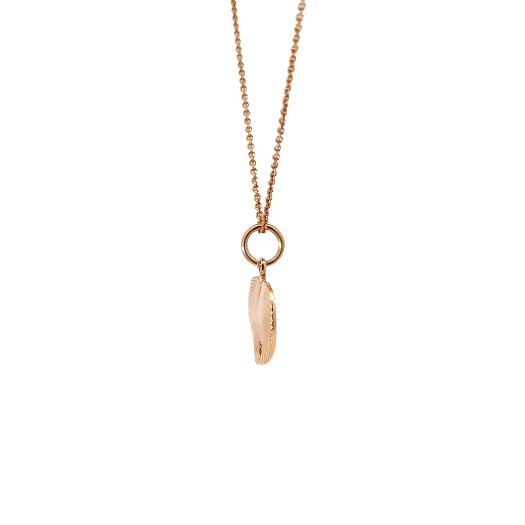 9ct Rose Gold Fan Palm Pendant