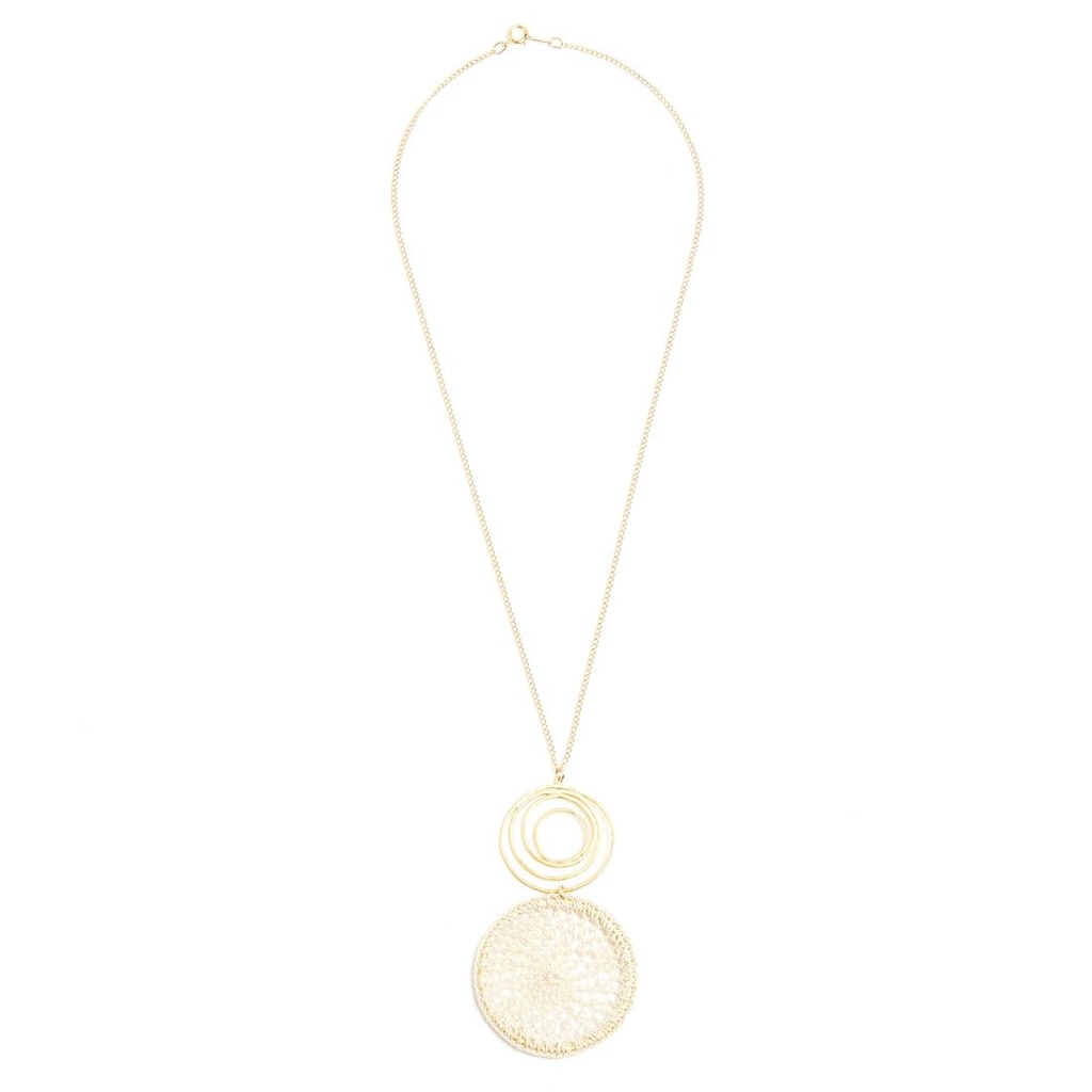 Swirl Necklace Gold by Bilum & Bilas