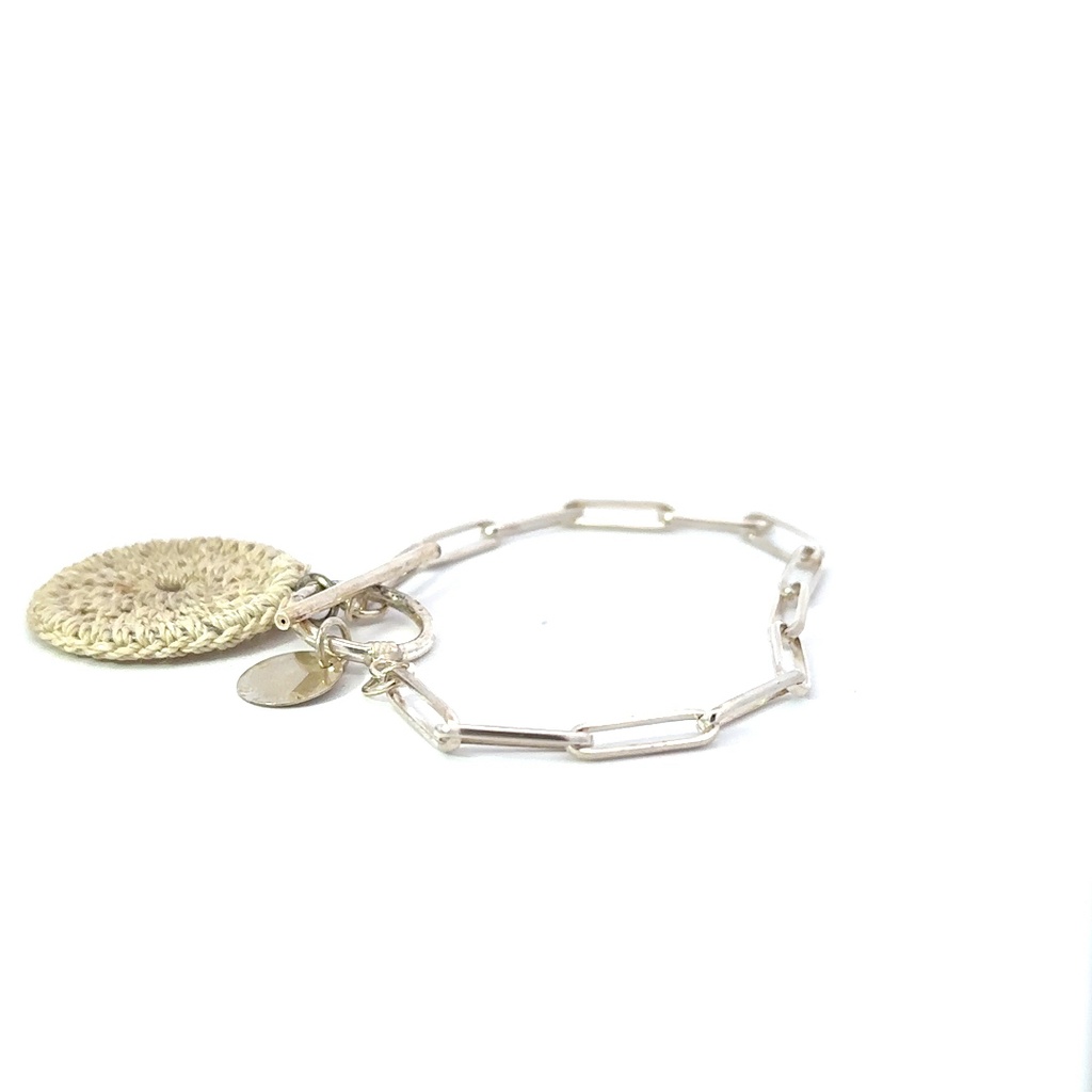 Sterling Silver Chainlink Charm Bracelet by Bilum & Bilas