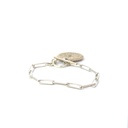 Sterling Silver Chainlink Charm Bracelet by Bilum & Bilas