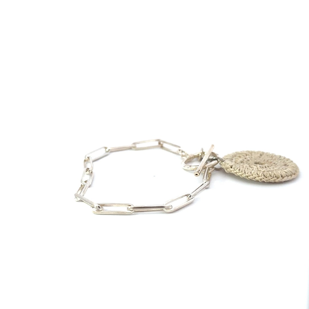 Sterling Silver Chainlink Charm Bracelet by Bilum & Bilas