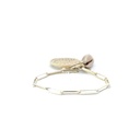 Brass Chainlink Charm Bracelet by Bilum & Bilas