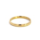 Rounded Wedding Ring In 18ct Yellow Gold